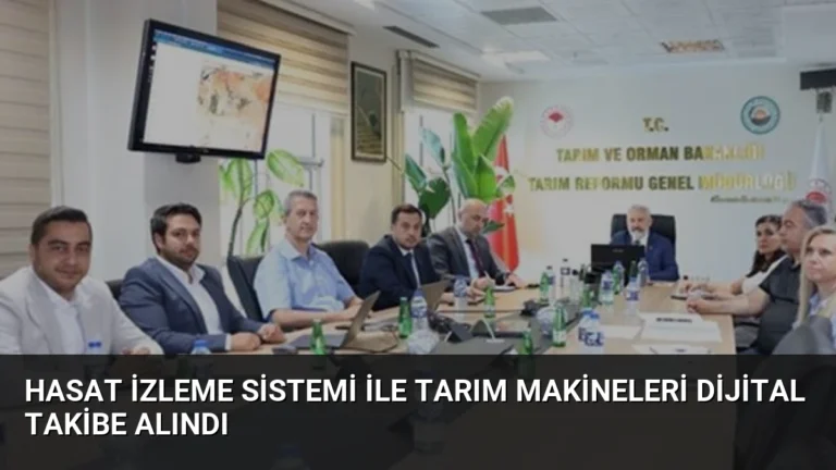 Hasat İzleme Sistemi ile Tarım Makineleri Dijital Takibe Alındı
