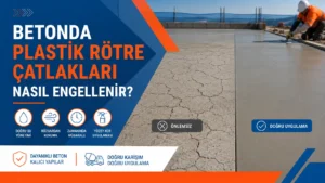 Betonda Plastik Rötre Çatlakları Nasıl Engellenir?
