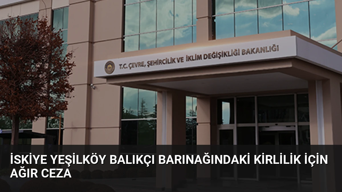 İSKİye Yeşilköy Balıkçı Barınağındaki Kirlilik İçin Ağır Ceza