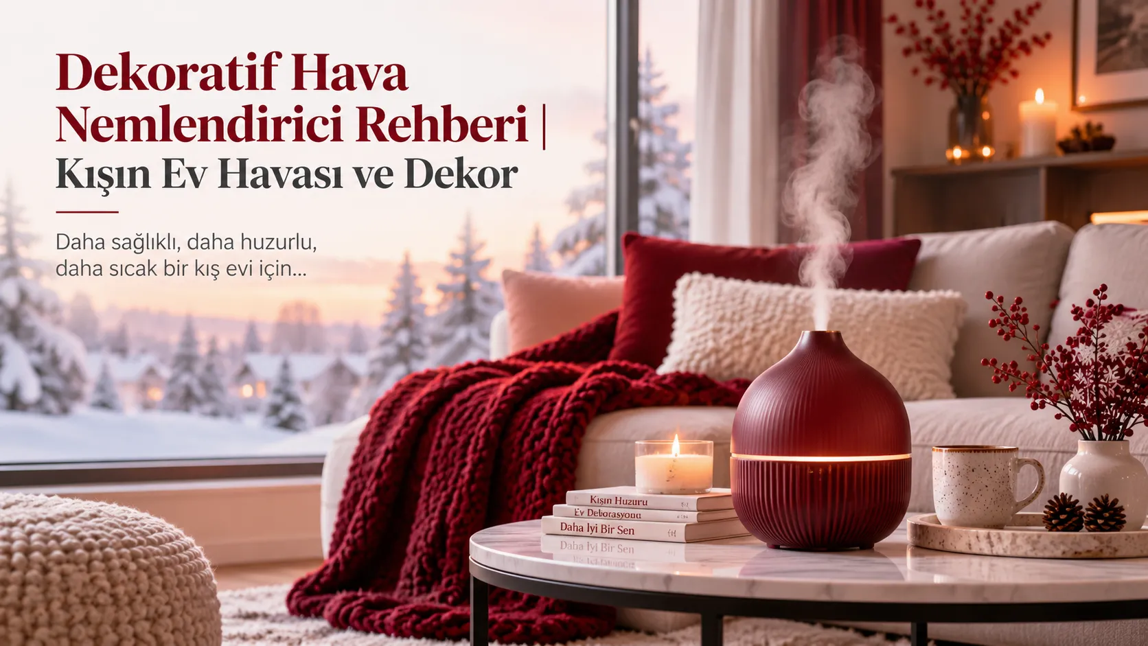Dekoratif Hava Nemlendirici Rehberi | Kışın Ev Havası ve Dekor