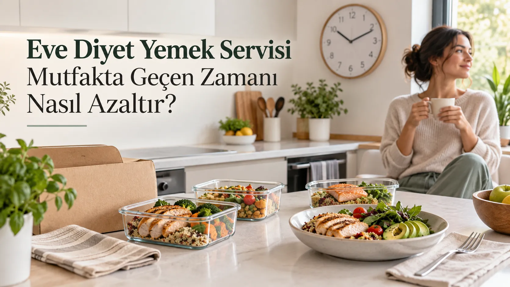 Eve Diyet Yemek Servisi Mutfakta Geçen Zamanı Nasıl Azaltır?