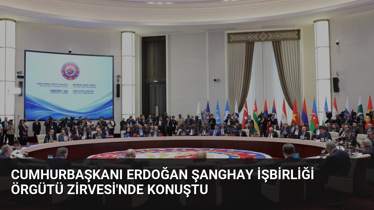 Cumhurbaşkanı Erdoğan Şanghay İşbirliği Örgütü Zirvesi’nde konuştu