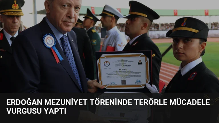 Erdoğan Mezuniyet Töreninde Terörle Mücadele Vurgusu Yaptı