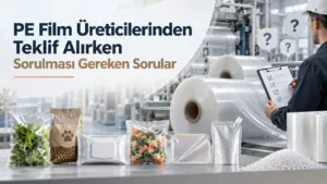 PE Film Üreticilerinden Teklif Alırken Sorulması Gereken Sorular