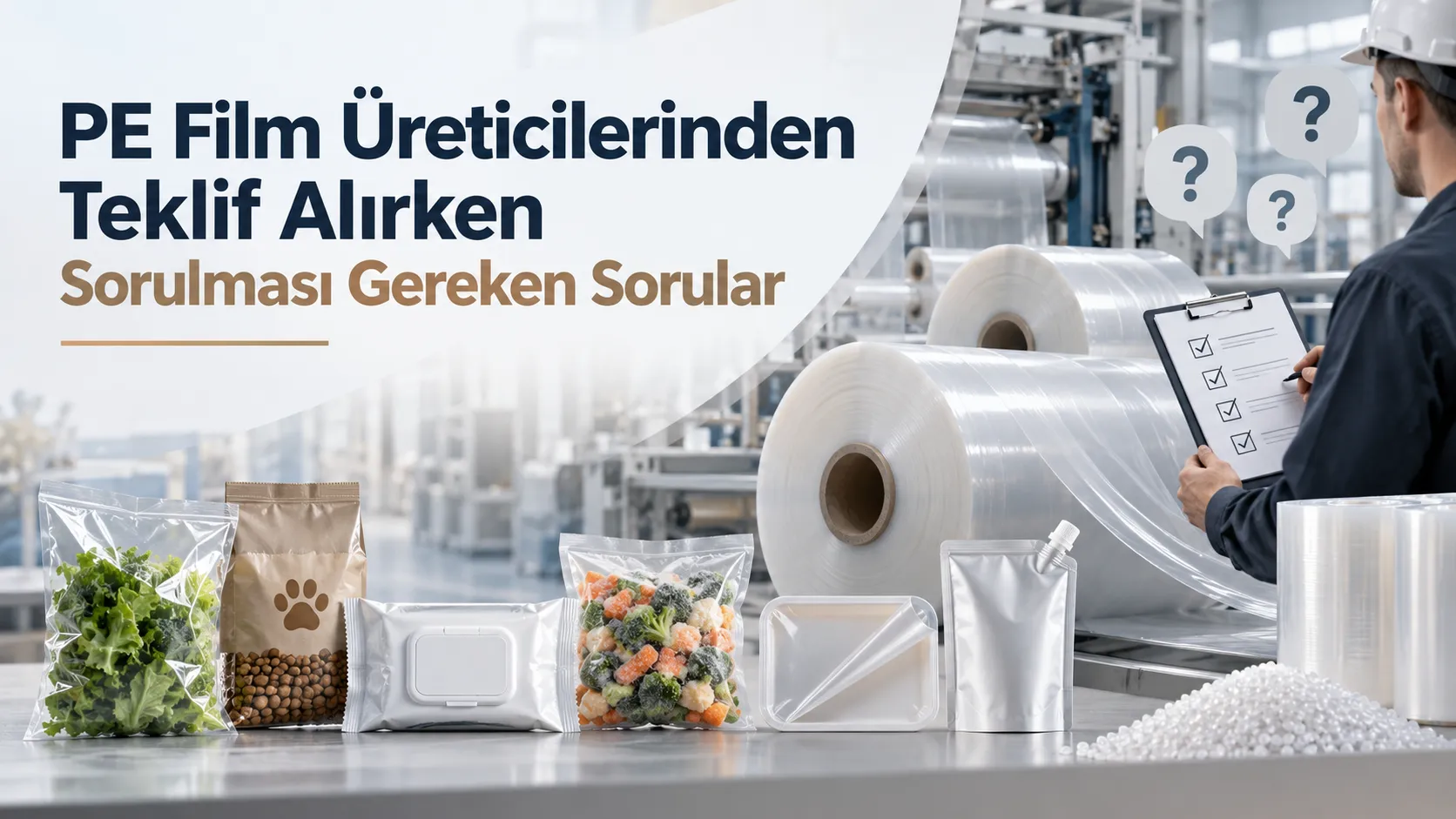 PE Film Üreticilerinden Teklif Alırken Sorulması Gereken Sorular
