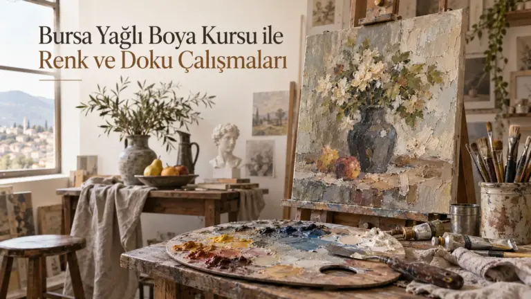 Bursa Yağlı Boya Kursu ile Renk ve Doku Çalışmaları