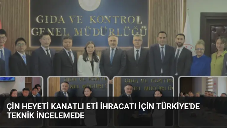 Çin Heyeti Kanatlı Eti İhracatı İçin Türkiye’de Teknik İncelemede