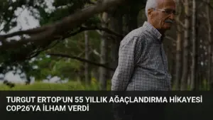 Turgut Ertop’un 55 Yıllık Ağaçlandırma Hikayesi COP26’ya İlham Verdi