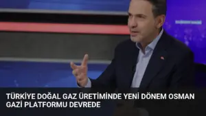 Türkiye Doğal Gaz Üretiminde Yeni Dönem Osman Gazi Platformu Devrede