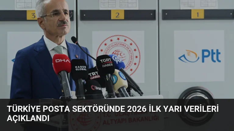 Türkiye Posta Sektöründe 2026 İlk Yarı Verileri Açıklandı